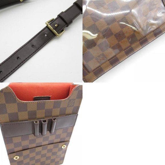 LOUIS VUITTON Portobello Shoulder crossbody Bag Damier canvas Used unisex - Picture 12 of 15